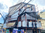 ป้ายโลโก้ ฟาซาด อลูมิเนียม คอมโพสิต ติดผนัง งานคุณภาพสูง
