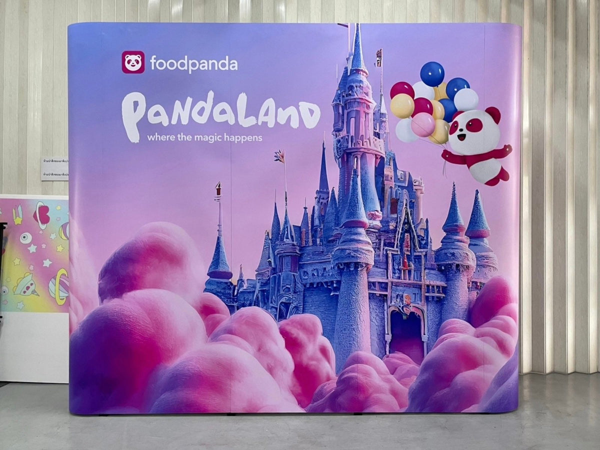 Backdrop แบคดรอปสำเร็จรูป พิมพ์คมชัด ติดตั้งง่าย เหมาะสำหรับงานอีเวนต์ นิทรรศการ และงานโปรโมชัน