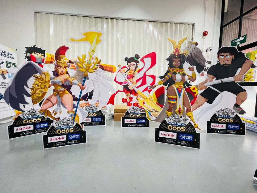 สแตนดี้อนิเมะ สแตนดี้การ์ตูน Standee Anime ดีไซน์สีสด คมชัด เหมาะสำหรับงานอีเวนต์ และร้านค้า