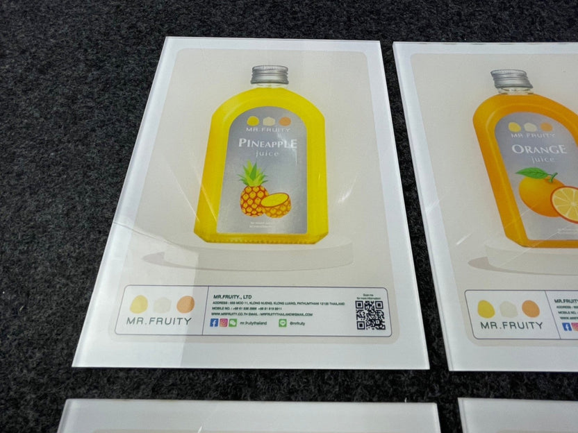 ป้ายเมนูอาหาร ป้ายราคา สำหรับติดผนังและตั้งโต๊ะ พิมพ์คมชัด ใช้งานสะดวก เหมาะสำหรับร้านอาหาร คาเฟ่ และร้านค้า