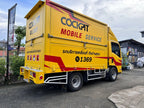 สติ๊กเกอร์ติดรถสี่ล้อใหญ่ Truck Wrap Sticker พิมพ์คมชัด วัสดุทนทาน เหมาะสำหรับโฆษณา โปรโมชัน และตกแต่งรถเพื่อเพิ่มเอกลักษณ์