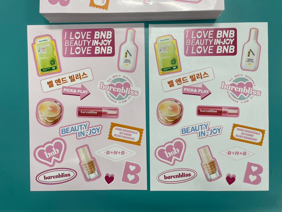 สติ๊กเกอร์ไดคัทลายการ์ตูน A5/A4 พิมพ์สีสด คมชัด เหมาะสำหรับของสะสม งานตกแต่ง และโปรโมชัน