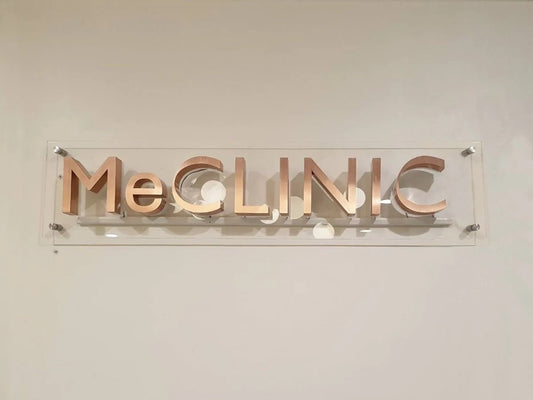 ป้ายอักษร ติดกระจก - ป้ายตัวนูน ป้ายติดกระจก Signage