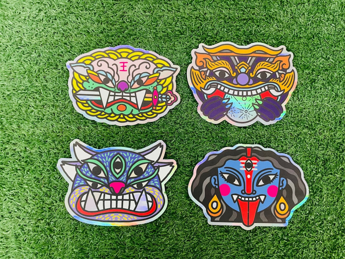 สติ๊กเกอร์โฮโลแกรม Hologram Sticker กันปลอม สะท้อนแสงหลากสี เพิ่มมูลค่าแบรนด์ เหมาะสำหรับฉลากสินค้า และงานพรีเมียม