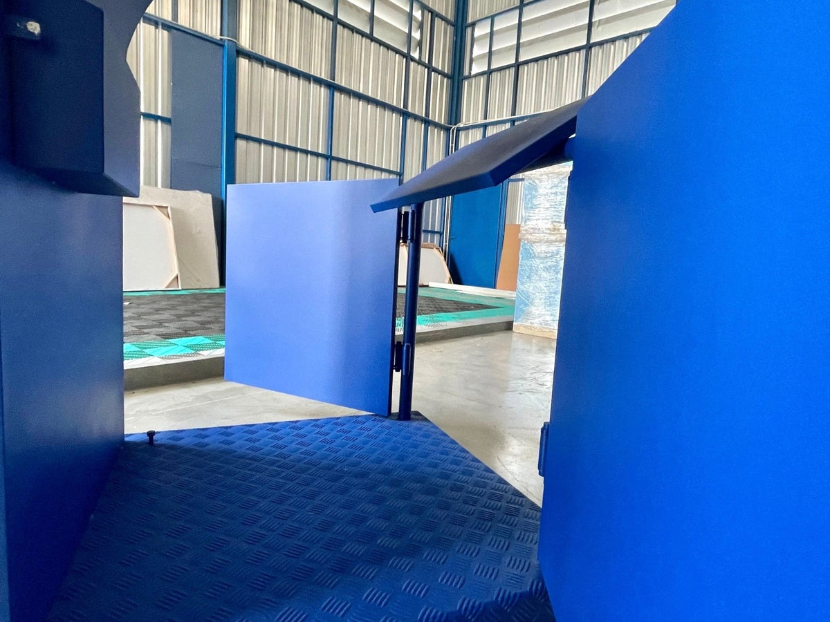 โพเดียม รปภ. และจุดพัก รปภ. แข็งแรง ทนทาน ดีไซน์ใช้งานสะดวก เหมาะสำหรับโครงการ อาคารสำนักงาน คอนโด และพื้นที่สาธารณะ