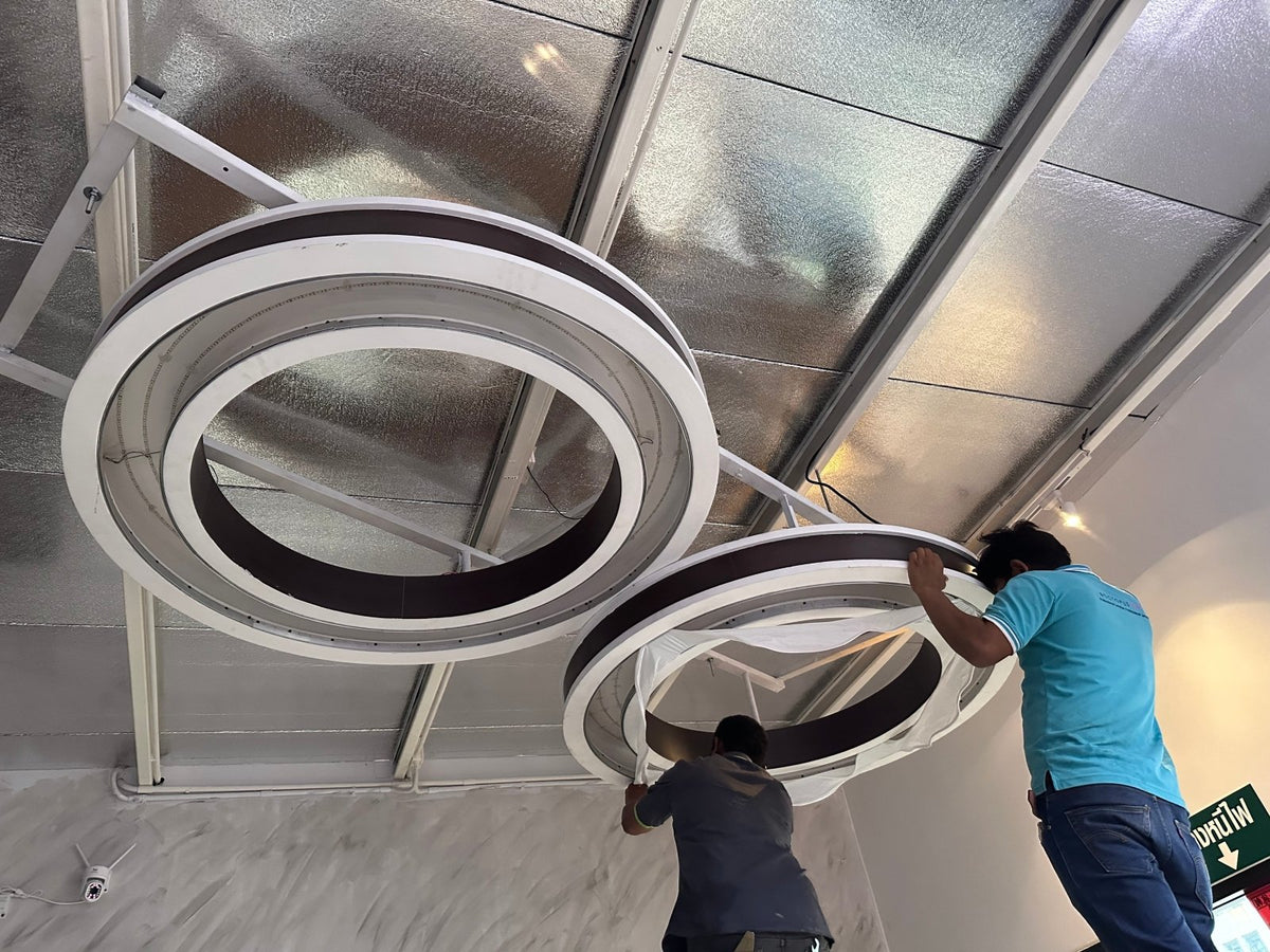 โคมไฟ โคมไฟผ้า โคมไฟเพดาน ดีไซน์หรูหรา ให้แสงนุ่มนวล เหมาะสำหรับงานตกแต่งบ้าน ร้านอาหาร และอาคาร