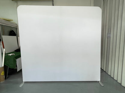Fabric backdrop, ready-made booth