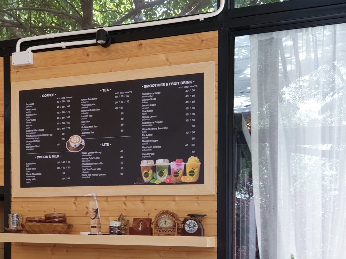 ป้ายเมนูอาหาร ป้ายราคา สำหรับติดผนังและตั้งโต๊ะ พิมพ์คมชัด ใช้งานสะดวก เหมาะสำหรับร้านอาหาร คาเฟ่ และร้านค้า