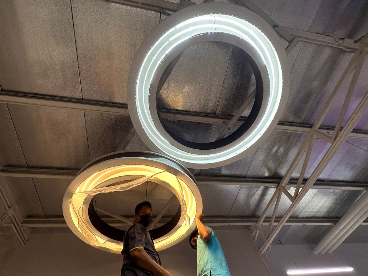 โคมไฟ โคมไฟผ้า โคมไฟเพดาน ดีไซน์หรูหรา ให้แสงนุ่มนวล เหมาะสำหรับงานตกแต่งบ้าน ร้านอาหาร และอาคาร