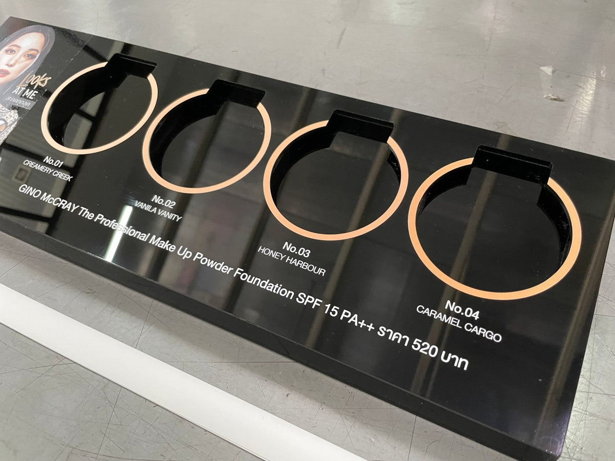 ดิสเพลย์ชั้นวางสินค้าอะคริลิค โปร่งใส ดีไซน์หรูหรา เหมาะสำหรับโชว์สินค้าและงานแสดงสินค้า