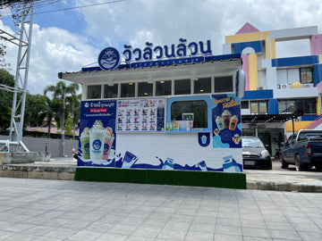 Inkjet signs, decorated with kiosks, shop kiosks
