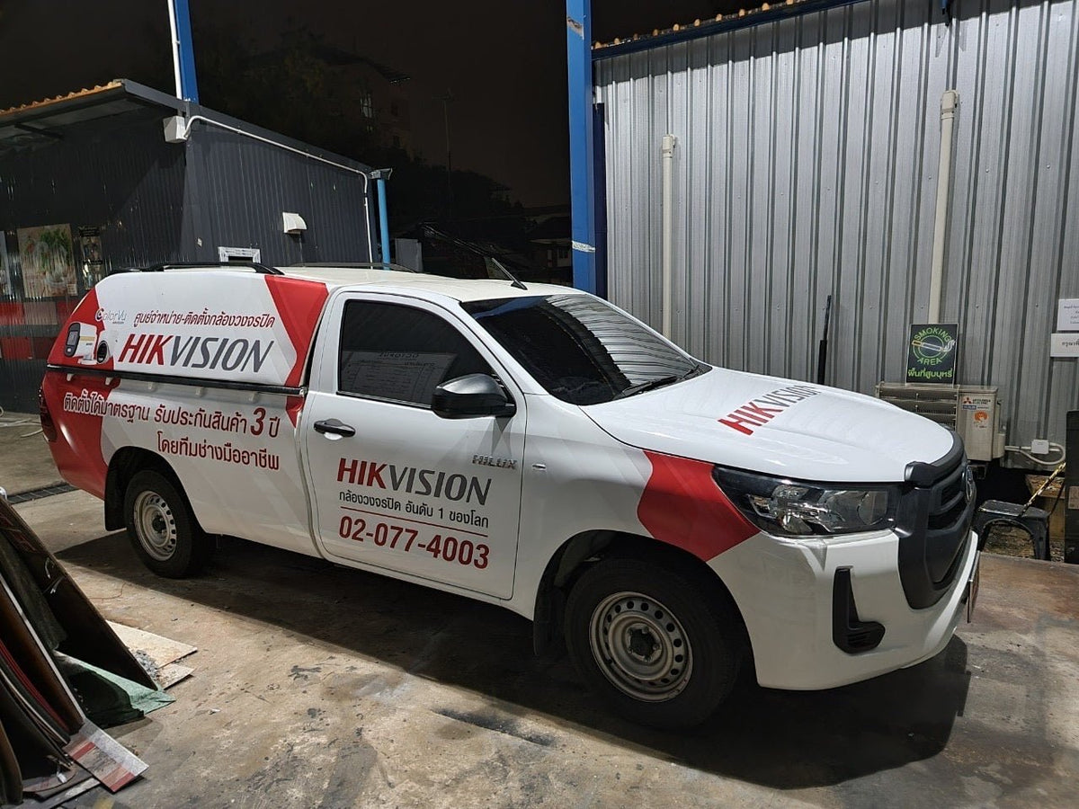 สติ๊กเกอร์ติดรถกระบะ แครี่บอย Carryboy พิมพ์คมชัด วัสดุทนทาน เหมาะสำหรับงานโฆษณา โปรโมชัน และตกแต่งรถกระบะ