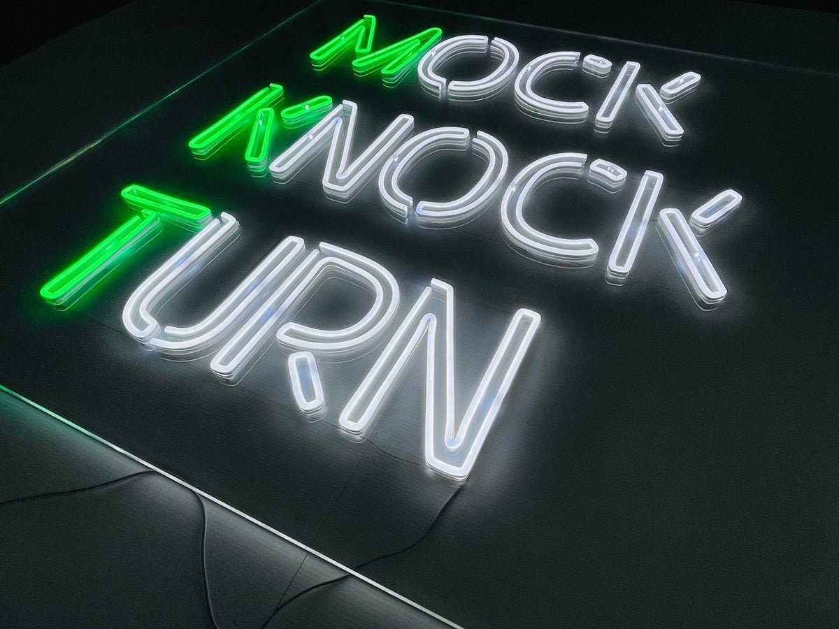 ป้ายไฟนีออน Neon Sign สีสันสดใส ดัดโค้งตามแบบ สวยงามสะดุดตา เหมาะสำหรับร้านอาหาร คาเฟ่ บาร์ และงานตกแต่ง