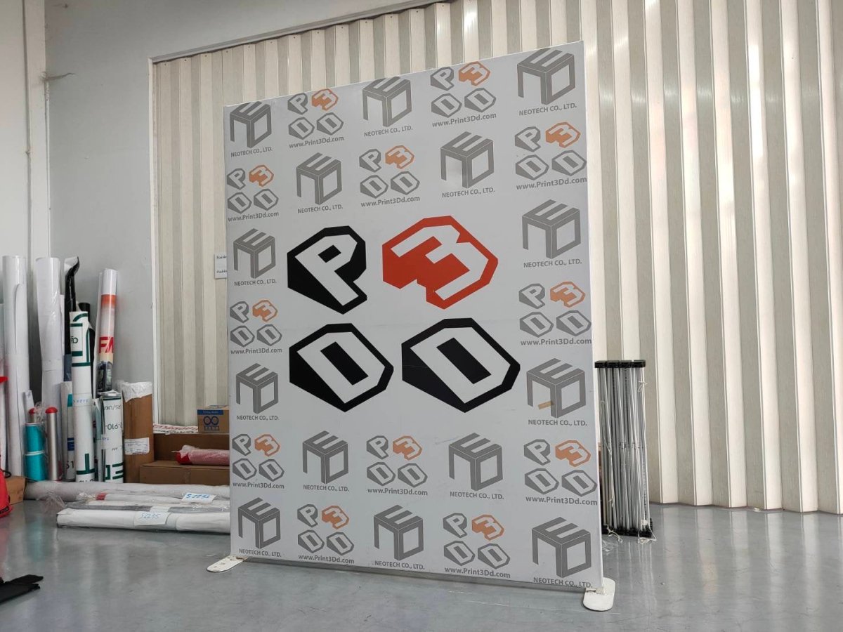 แบคดรอปผ้า ออกบูธ สำเร็จรูป - Octopus Media Solutions