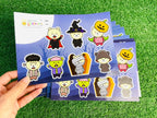 สติ๊กเกอร์ไดคัทลายการ์ตูน A5/A4 พิมพ์สีสด คมชัด เหมาะสำหรับของสะสม งานตกแต่ง และโปรโมชัน