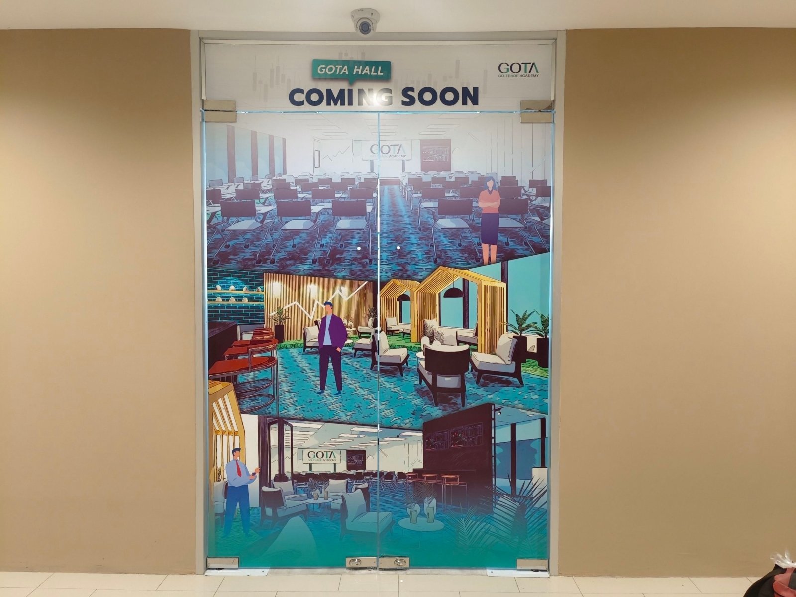 glass door stickers stick diecut stickers Inkjet printing