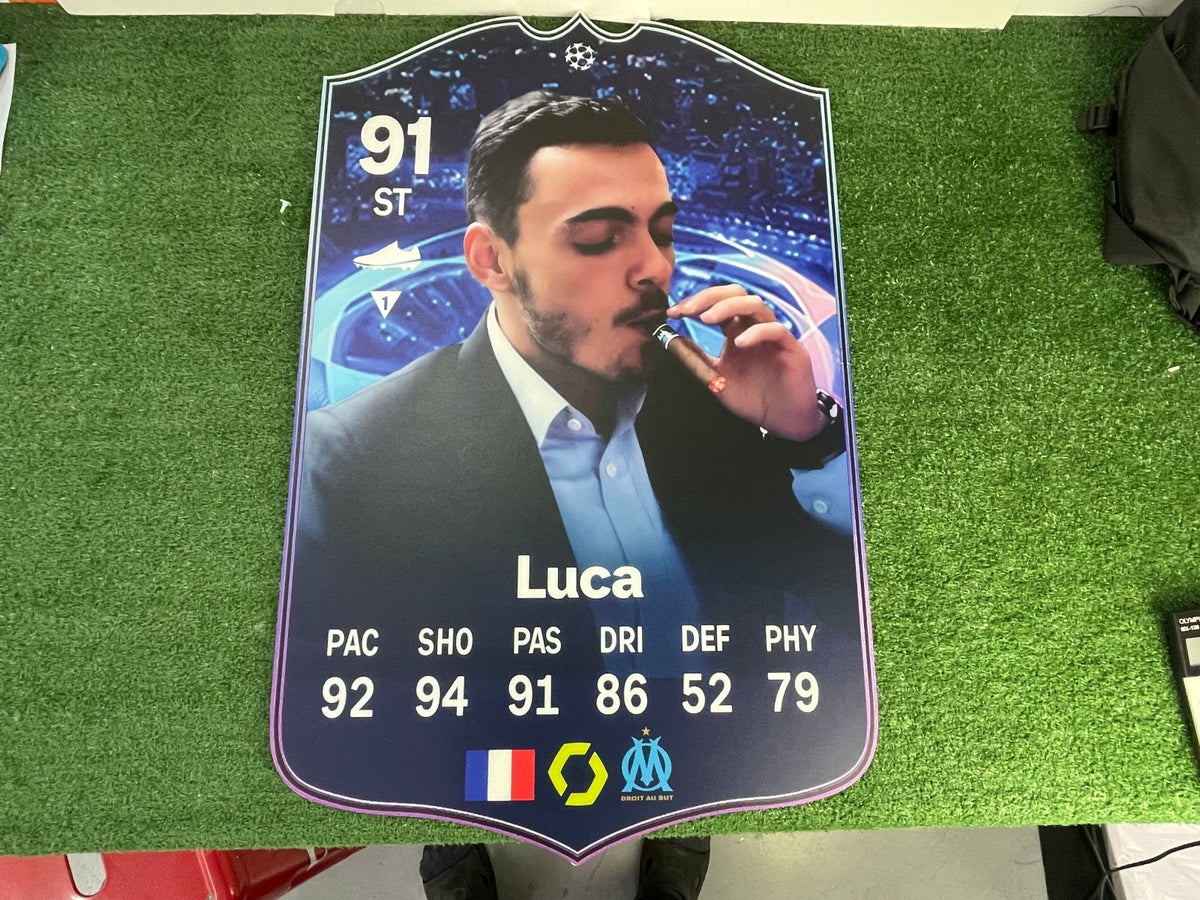 ป้ายกาชา FIFA ป้ายเกมส์ ป้ายกาชา ดีไซน์โดดเด่น เหมาะสำหรับอีเวนต์ ร้านเกมส์ และงานโปรโมชัน