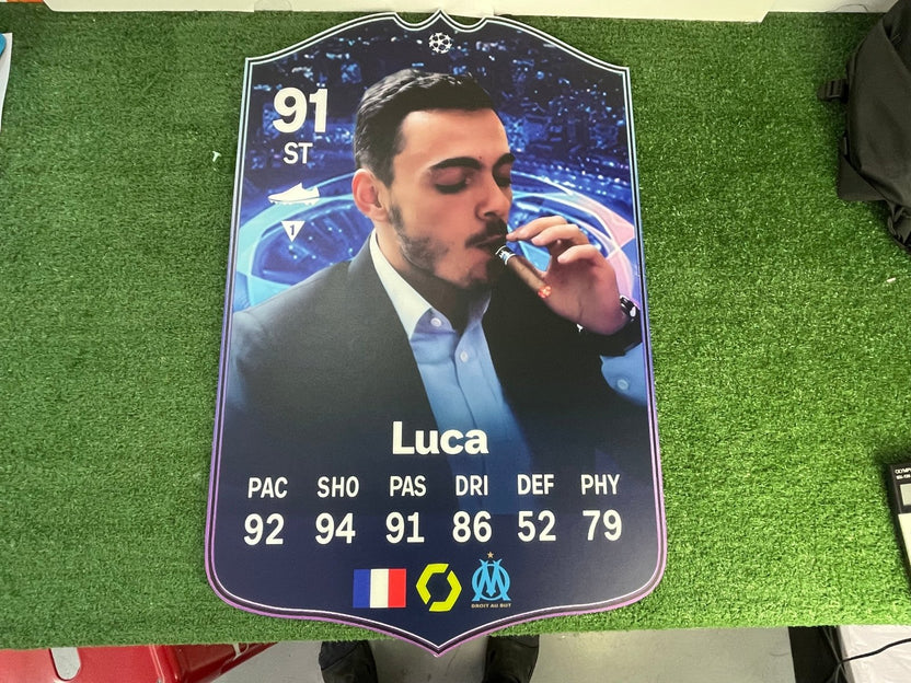 ป้ายกาชา FIFA ป้ายเกมส์ ป้ายกาชา ดีไซน์โดดเด่น เหมาะสำหรับอีเวนต์ ร้านเกมส์ และงานโปรโมชัน