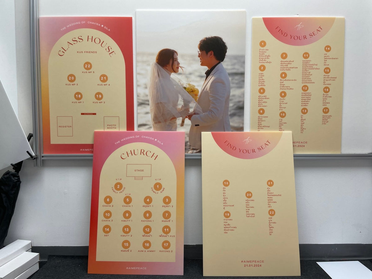 ป้ายโฟมบอร์ด Foamboard น้ำหนักเบา พิมพ์คมชัด เหมาะสำหรับงานอีเวนต์ นิทรรศการ งานโฆษณา และงานประชาสัมพันธ์