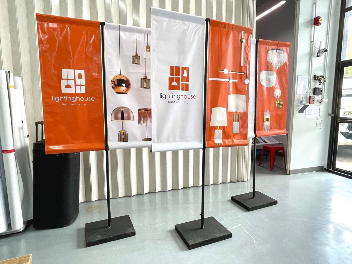 ป้ายธงญี่ปุ่น J Flag ราคาถูก ป้ายตั้งหน้าร้าน