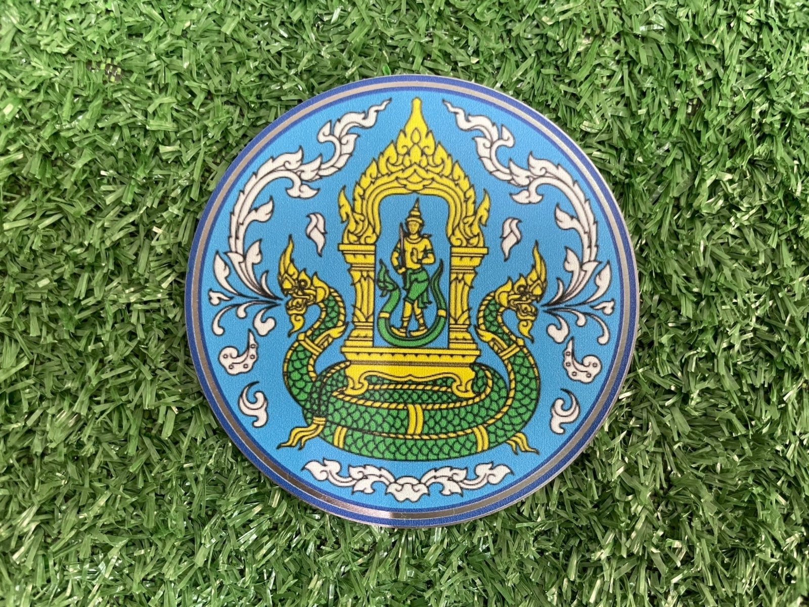 ตราสัญลักษณ์ ตราสแตนเลส พิมพ์ยูวี คมชัด ทนทาน เหมาะสำหรับองค์กร บริษัท และหน่วยงาน