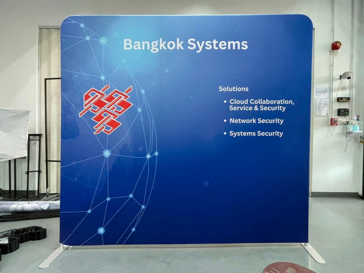 ชุดจัดนิทรรศการ ผ้าแฟบริก Fabric Backdrop Display