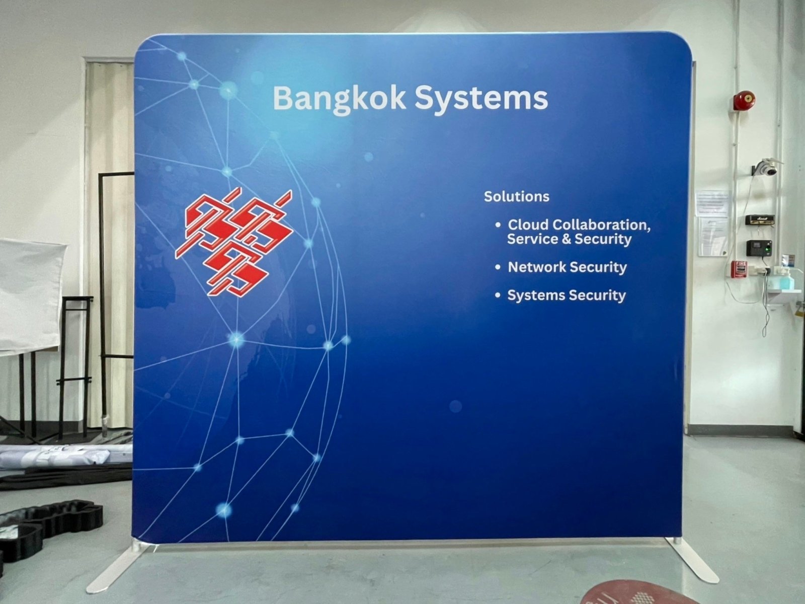 ชุดจัดนิทรรศการ ผ้าแฟบริก Fabric Backdrop Display