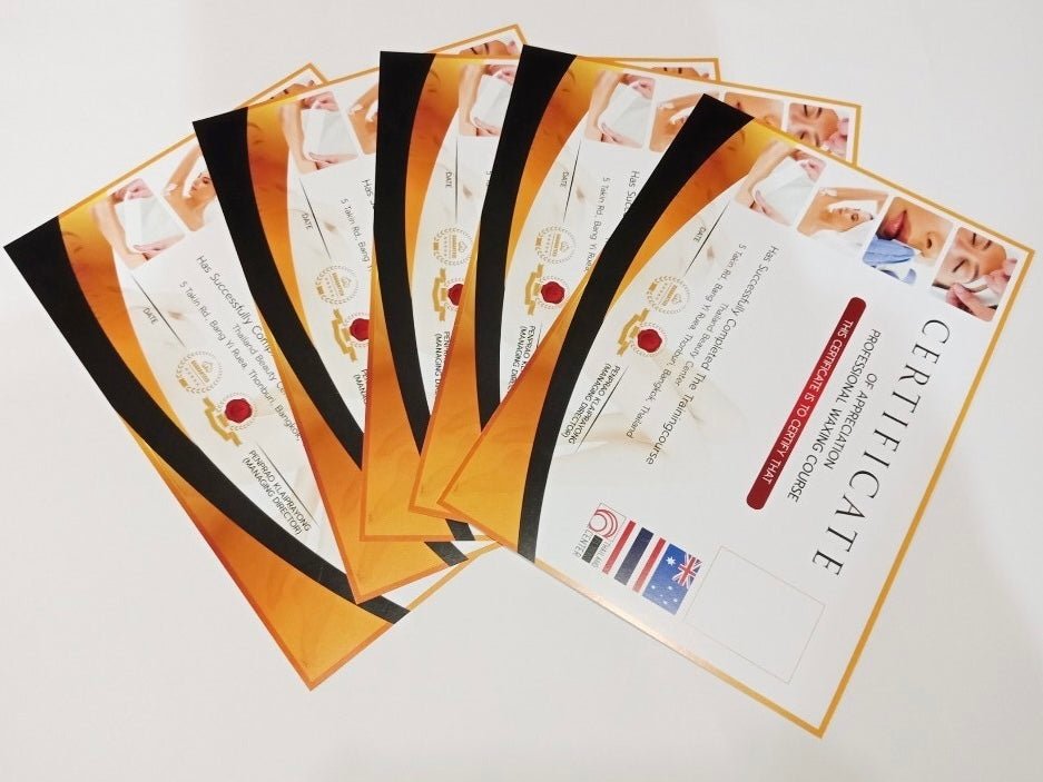 ใบประกาศนียบัตร Certificate พิมพ์คุณภาพสูง เหมาะสำหรับมอบรางวัล การศึกษา และงานองค์กร
