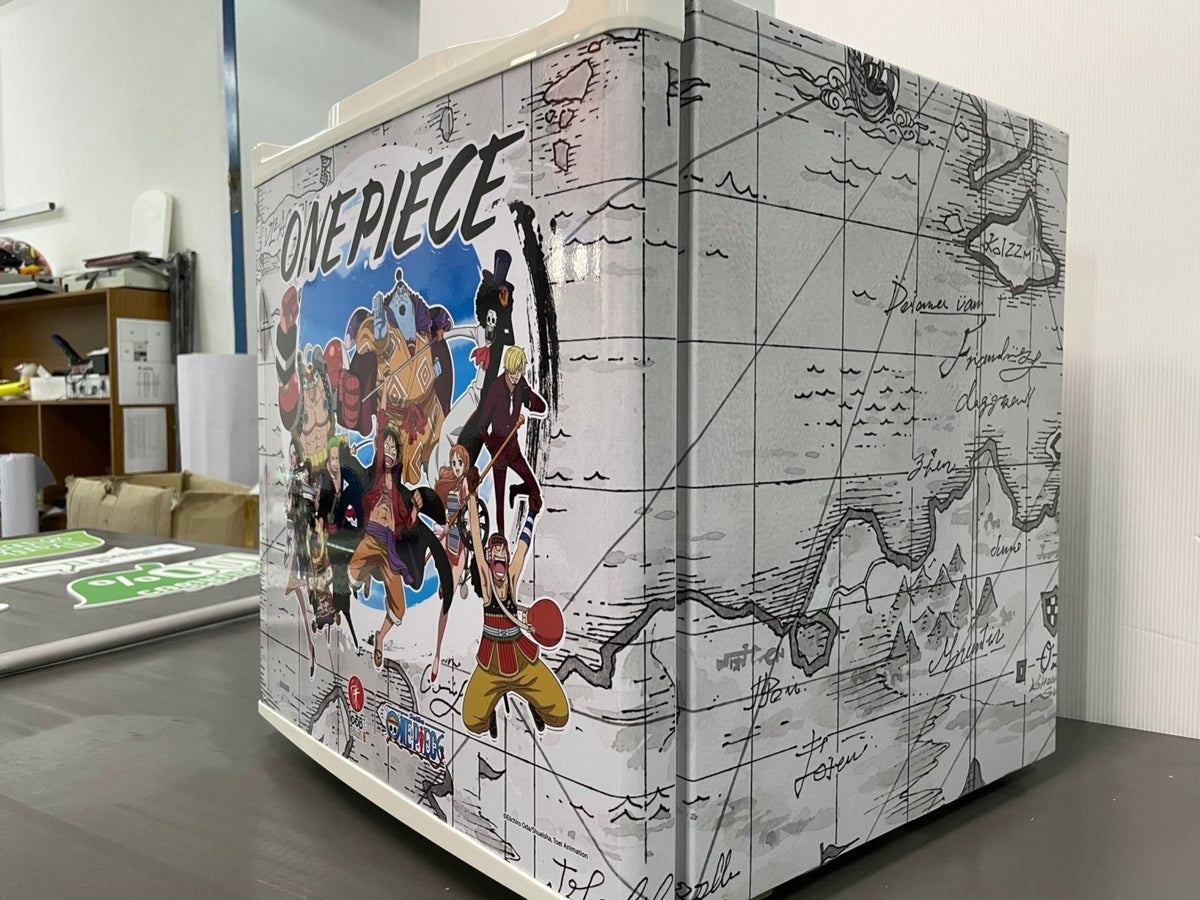 สติ๊กเกอร์ติดตู้เย็น ตู้แช่ แร็ปสติ๊กเกอร์ พิมพ์คมชัด ทนความเย็น เหมาะสำหรับร้านอาหารและซูเปอร์มาร์เก็ต