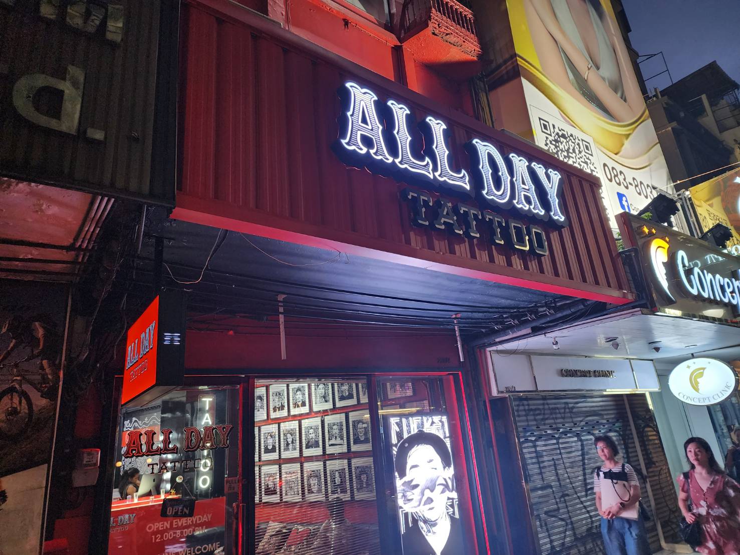 ทำป้ายร้านสัก Tattoo ดีไซน์โดดเด่น พิมพ์คมชัด เหมาะสำหรับร้านสักและธุรกิจด้านความงาม