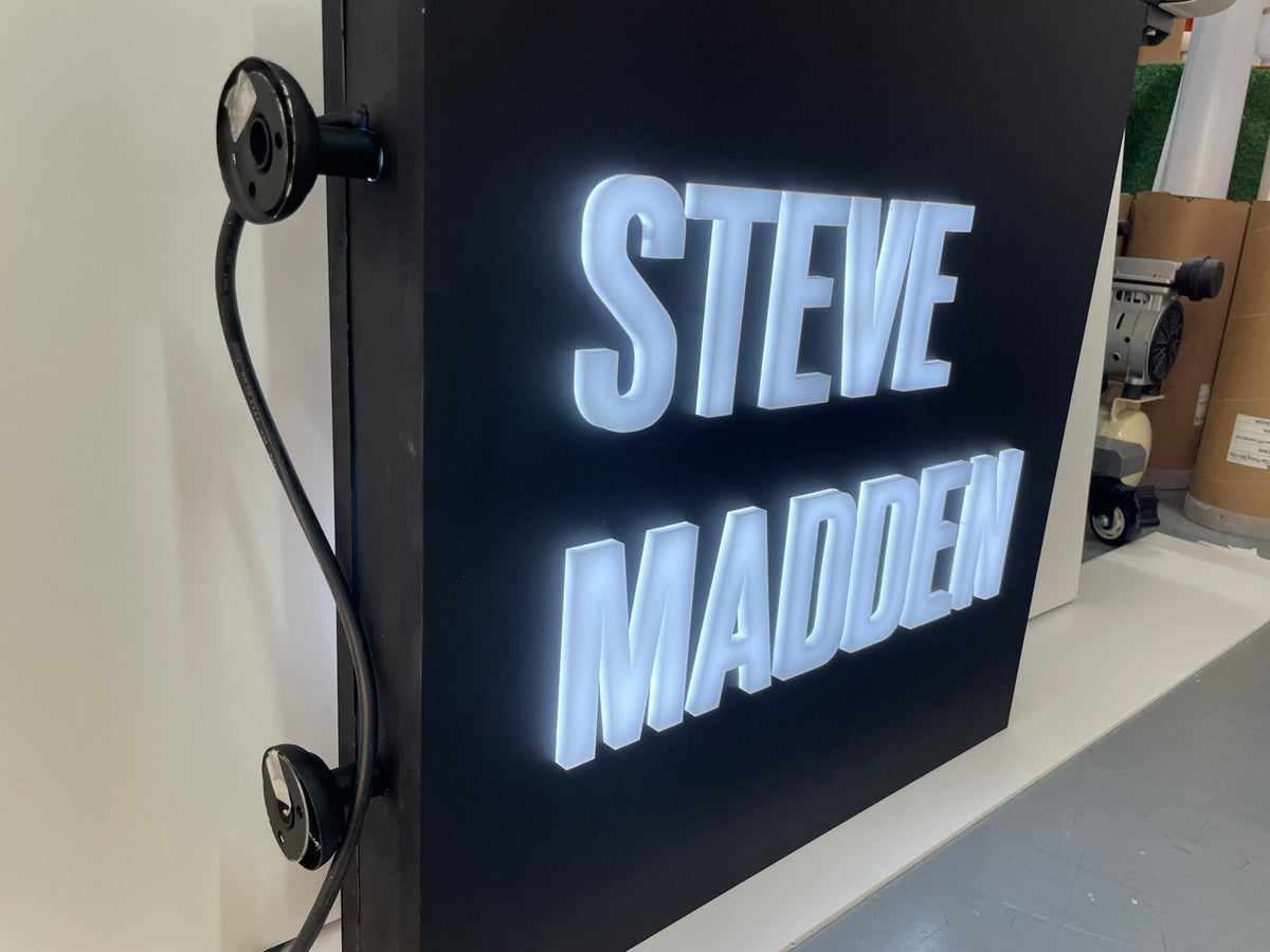 ป้ายโลโก้ไฟออกหน้า กล่องไฟโลโก้ กล่องไฟซิงค์ สว่างชัดเจน เหมาะสำหรับร้านค้าและบริษัท