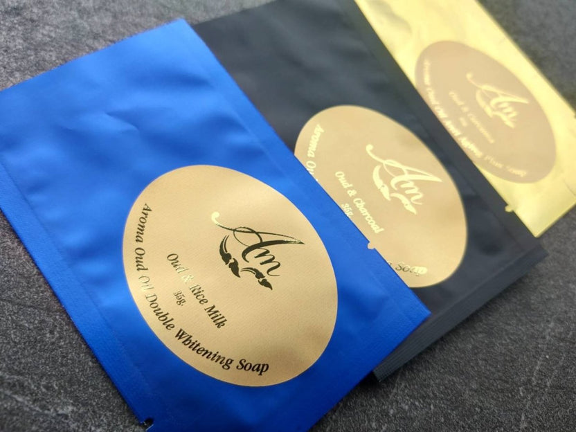 สติ๊กเกอร์ฉลากสินค้า สีทอง สีเงิน พิมพ์หรูหรา เพิ่มมูลค่าแบรนด์ เหมาะสำหรับบรรจุภัณฑ์ สินค้าพรีเมียม และงานโปรโมชัน