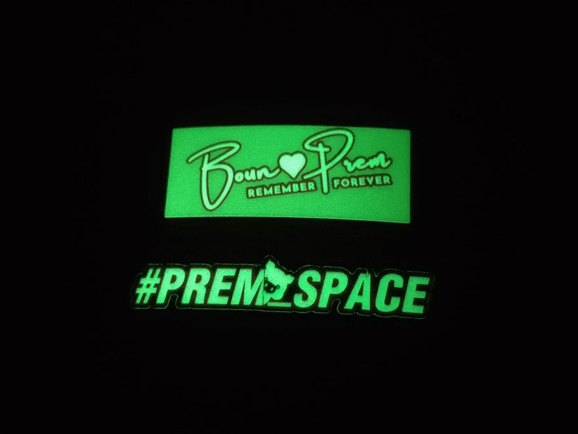 สติ๊กเกอร์เรืองแสง พรายน้ำ Glow in the Dark Sticker มองเห็นชัดในที่มืด เหมาะสำหรับงานตกแต่ง ป้ายความปลอดภัย และงานดีไซน์