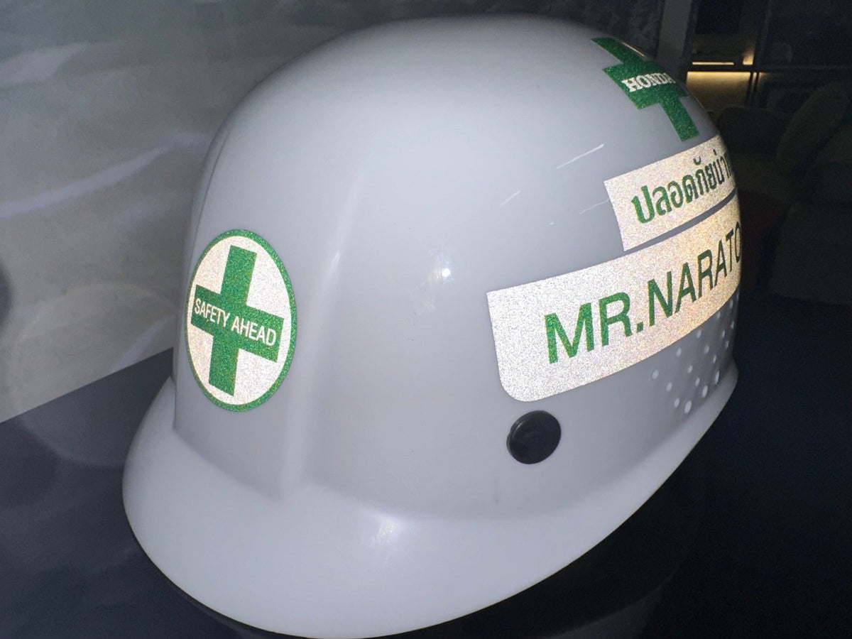 สติ๊กเกอร์ติดหมวกเซฟตี้ - สติ๊กเกอร์