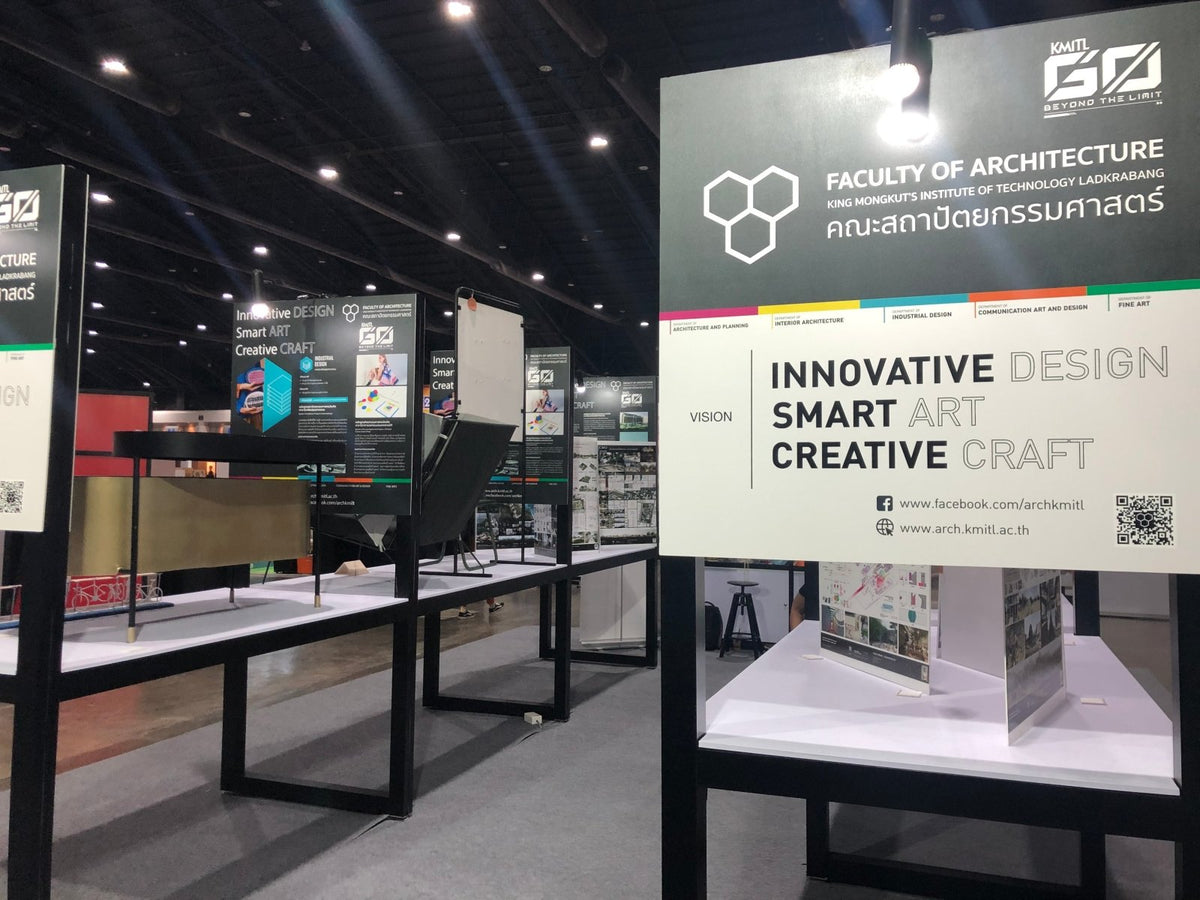 จัดบูธ ตกแต่งดิสเพลย์ร้าน ออกแบบครบวงจร เหมาะสำหรับงานอีเวนต์ งานแสดงสินค้า และโปรโมชัน