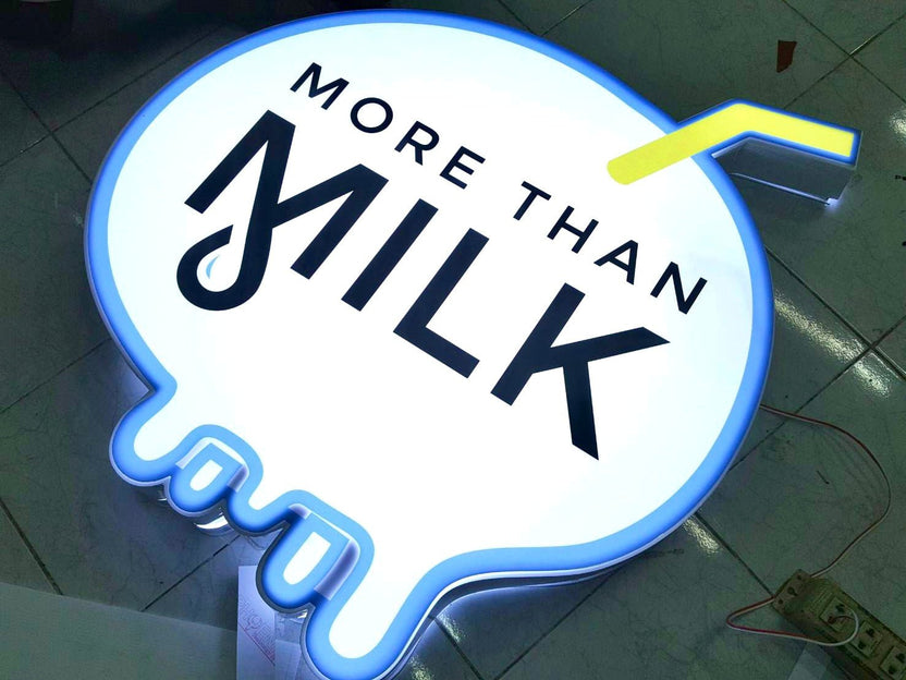 ป้ายร้านอาหาร ป้ายโลโก้ร้านอาหาร ดีไซน์สวยโดดเด่น เหมาะสำหรับร้านอาหาร คาเฟ่ และธุรกิจบริการ