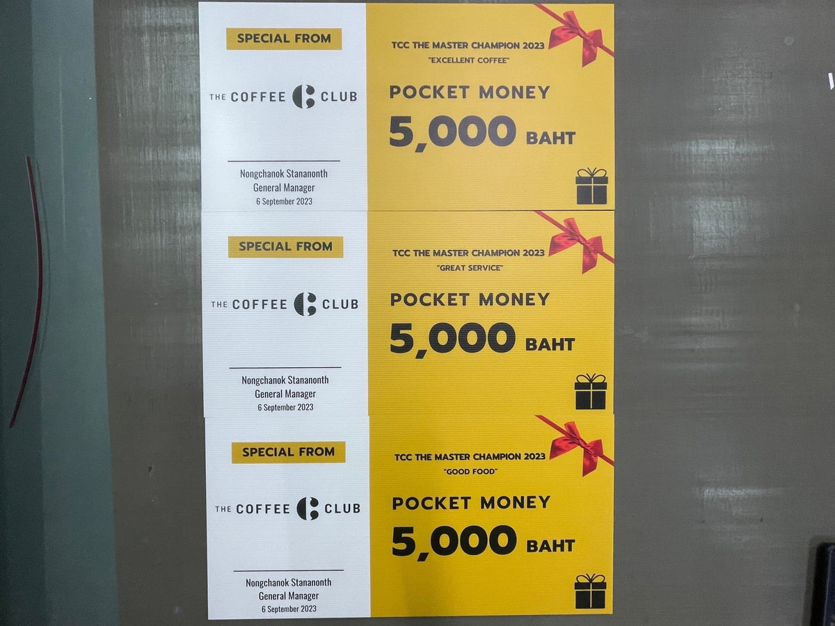 ป้ายรางวัล ป้ายเงินรางวัล และป้ายมอบรางวัล พิมพ์คมชัด วัสดุคุณภาพ เหมาะสำหรับงานประกาศเกียรติคุณ การแข่งขัน และพิธีมอบรางวัล