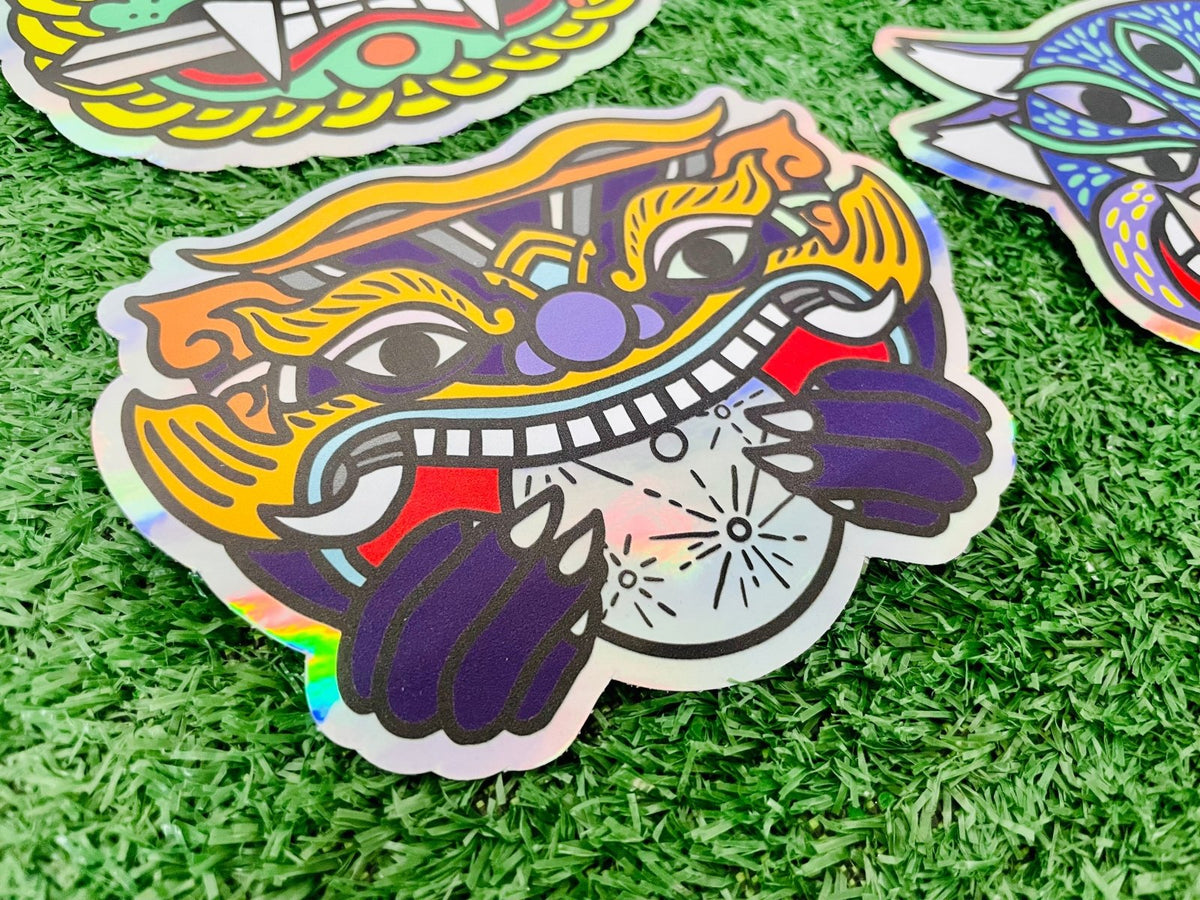 สติ๊กเกอร์โฮโลแกรม Hologram Sticker กันปลอม สะท้อนแสงหลากสี เพิ่มมูลค่าแบรนด์ เหมาะสำหรับฉลากสินค้า และงานพรีเมียม