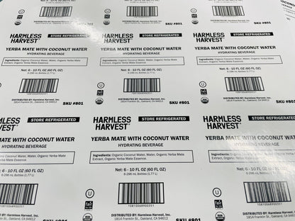 white product label stickers