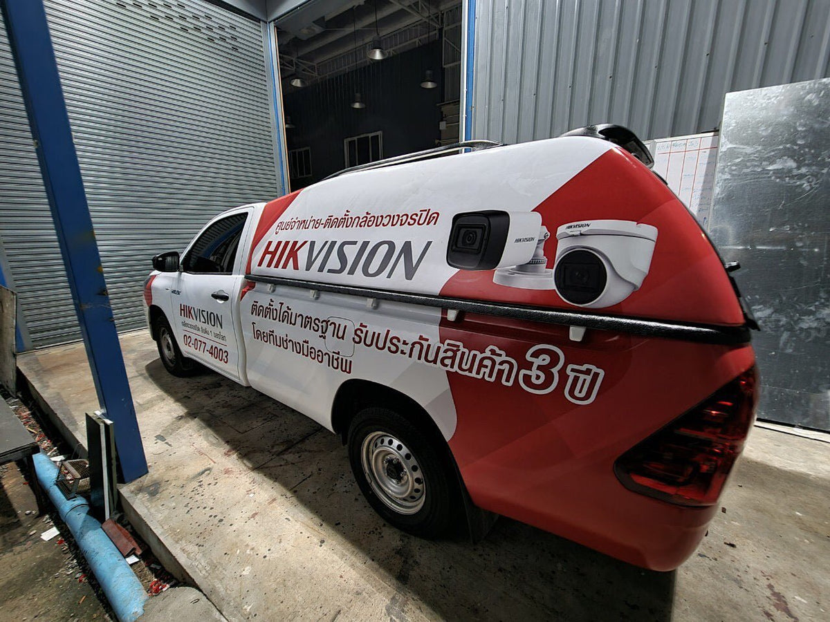 สติ๊กเกอร์ติดรถกระบะ แครี่บอย Carryboy พิมพ์คมชัด วัสดุทนทาน เหมาะสำหรับงานโฆษณา โปรโมชัน และตกแต่งรถกระบะ