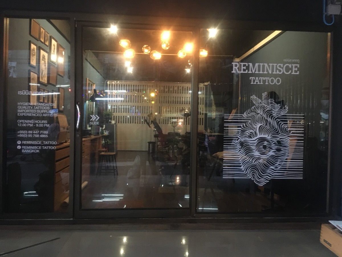ทำป้ายร้านสัก Tattoo ดีไซน์โดดเด่น พิมพ์คมชัด เหมาะสำหรับร้านสักและธุรกิจด้านความงาม