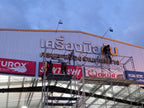 ป้ายร้านขายวัสดุก่อสร้าง แข็งแรง คมชัด เหมาะสำหรับร้านจำหน่ายวัสดุก่อสร้างและอาคารพาณิชย์