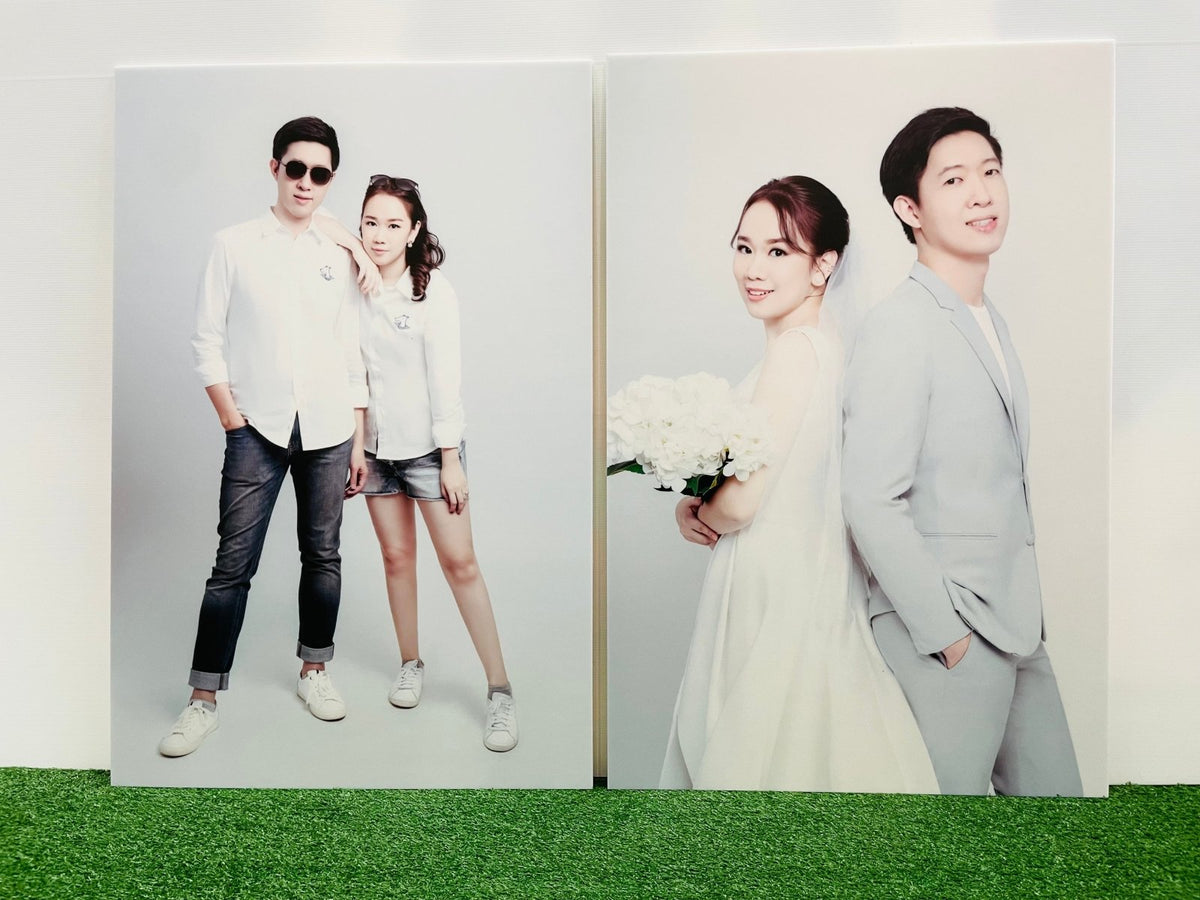 ป้ายงานแต่ง รูปพรีเวดดิ้ง และป้ายโฟมบอร์ด พิมพ์คมชัด ดีไซน์สวย เหมาะสำหรับงานแต่ง งานอีเวนต์ และตกแต่งสถานที่พิเศษ