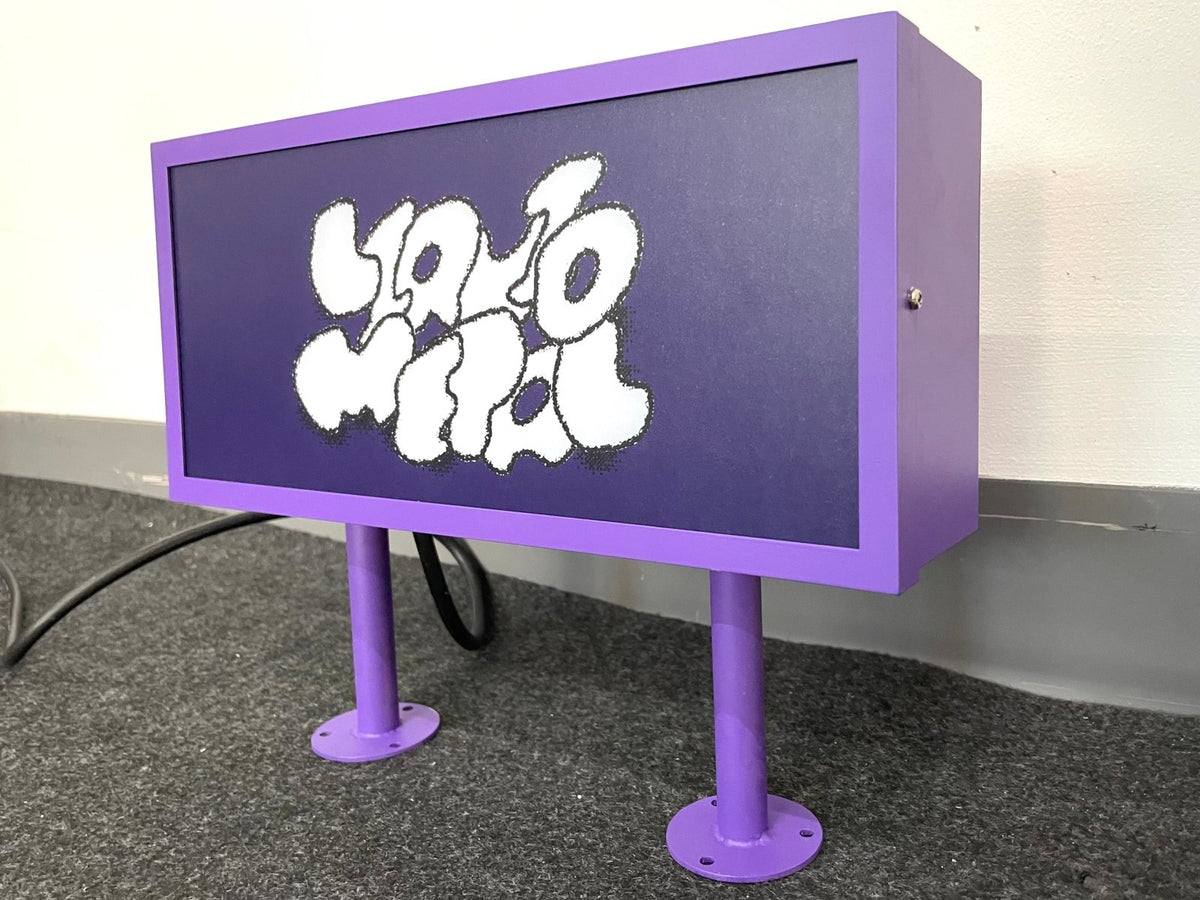 ป้ายโลโก้ไฟออกหน้า กล่องไฟโลโก้ กล่องไฟซิงค์ สว่างชัดเจน เหมาะสำหรับร้านค้าและบริษัท