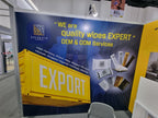 ป้ายโฟมบอร์ดติดผนังบูธงานแสดงสินค้า Expo พิมพ์คมชัด น้ำหนักเบา เหมาะสำหรับงานอีเวนต์