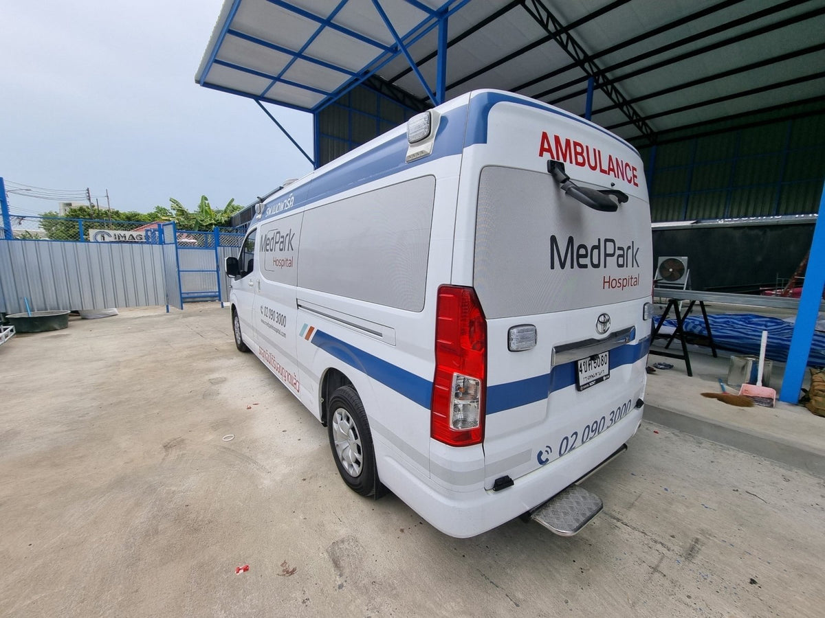 สติ๊กเกอร์ติดรถตู้ Van Wrap Sticker พิมพ์คมชัด วัสดุทนทาน เหมาะสำหรับโฆษณา โปรโมชัน และตกแต่งรถเพื่อสร้างเอกลักษณ์