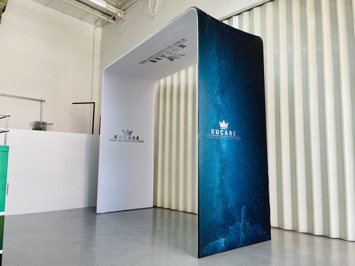 ซุ้มและเสาออกบูธ Arch & Column ดีไซน์สวย พิมพ์คมชัด น้ำหนักเบา ติดตั้งง่าย เหมาะสำหรับงานอีเวนต์และโปรโมชัน