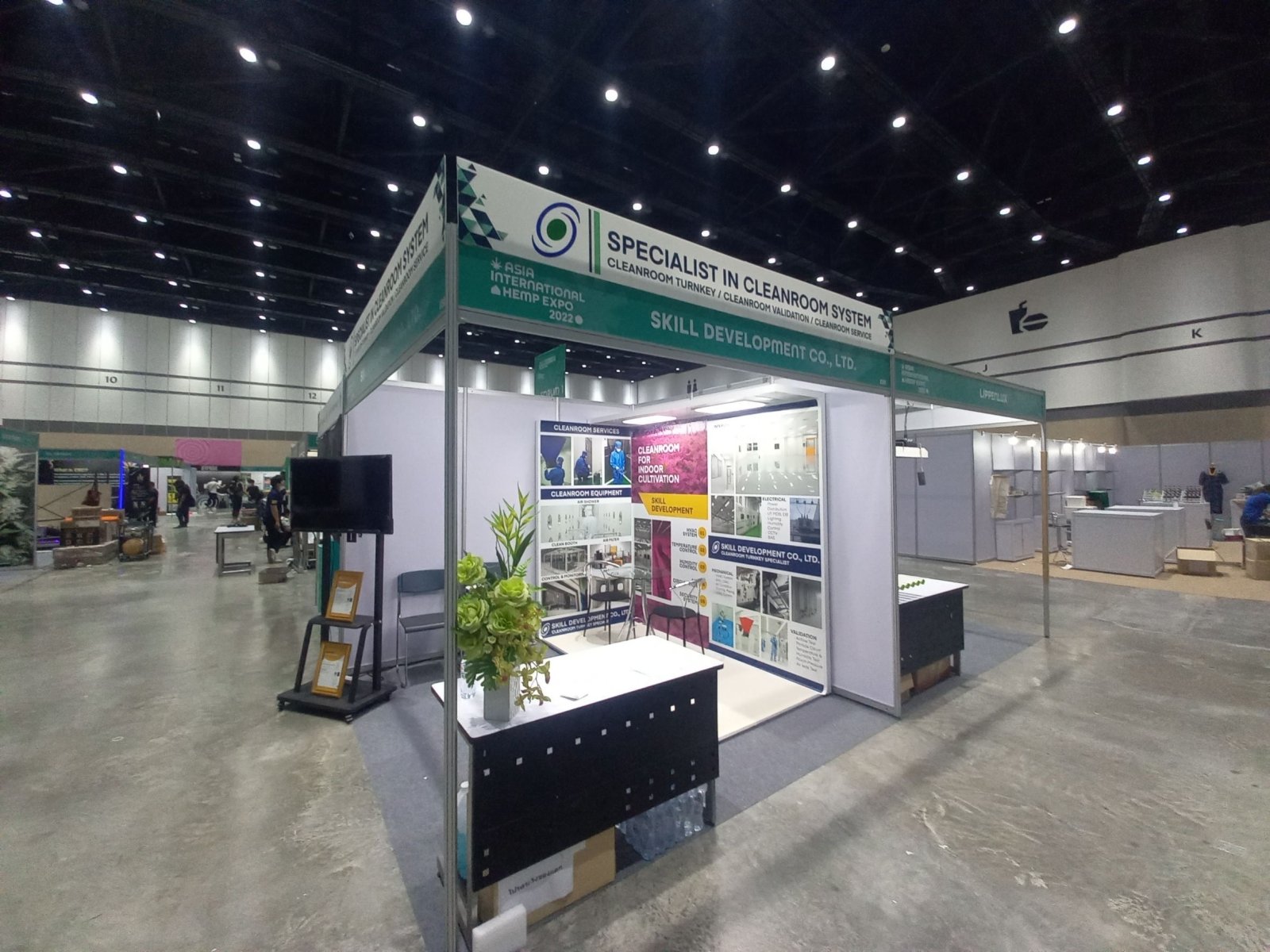 ป้ายโฟมบอร์ดติดผนังบูธงานแสดงสินค้า Expo พิมพ์คมชัด น้ำหนักเบา เหมาะสำหรับงานอีเวนต์