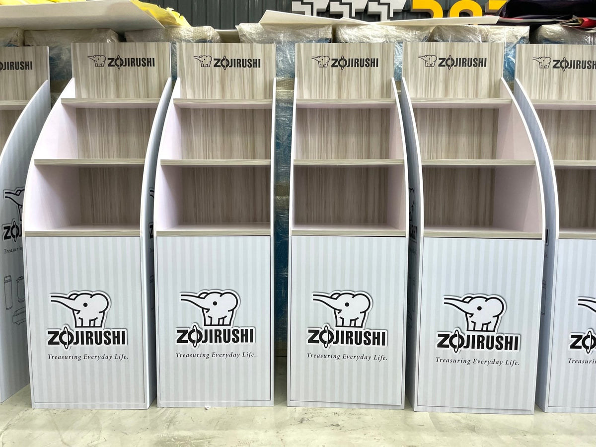 ชั้นวางสินค้าราคาถูก เชลฟ์ดิสเพลย์ Shelf Display แข็งแรง น้ำหนักเบา เหมาะสำหรับโชว์สินค้าในร้านค้า และงานอีเวนต์