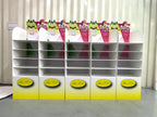 ชั้นวางสินค้าราคาถูก เชลฟ์ดิสเพลย์ Shelf Display แข็งแรง น้ำหนักเบา เหมาะสำหรับโชว์สินค้าในร้านค้า และงานอีเวนต์